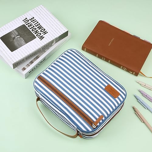 Miniatura 7 de Mr. Pen - Funda para la Biblia, funda de la Biblia con patrón de rayas, fundas para la Biblia, bolsa para la Biblia para mujeres y hombres, funda de