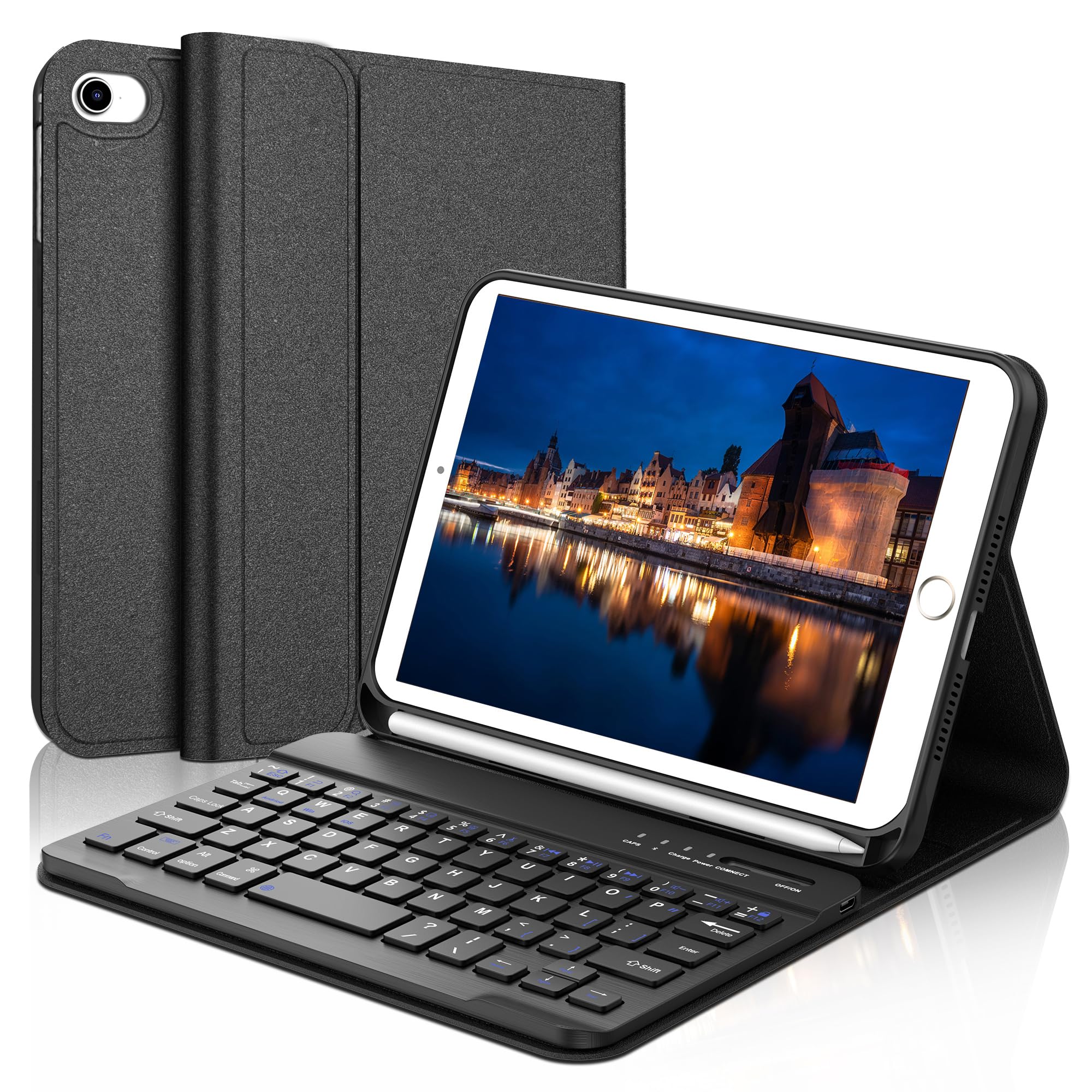 (美品) iPad Mini 第5世代 WiFi 256GBキーボードカバー付き Amazon.co.jp: iPad mini5 キーボード ケース imini4/3/2/1兼用