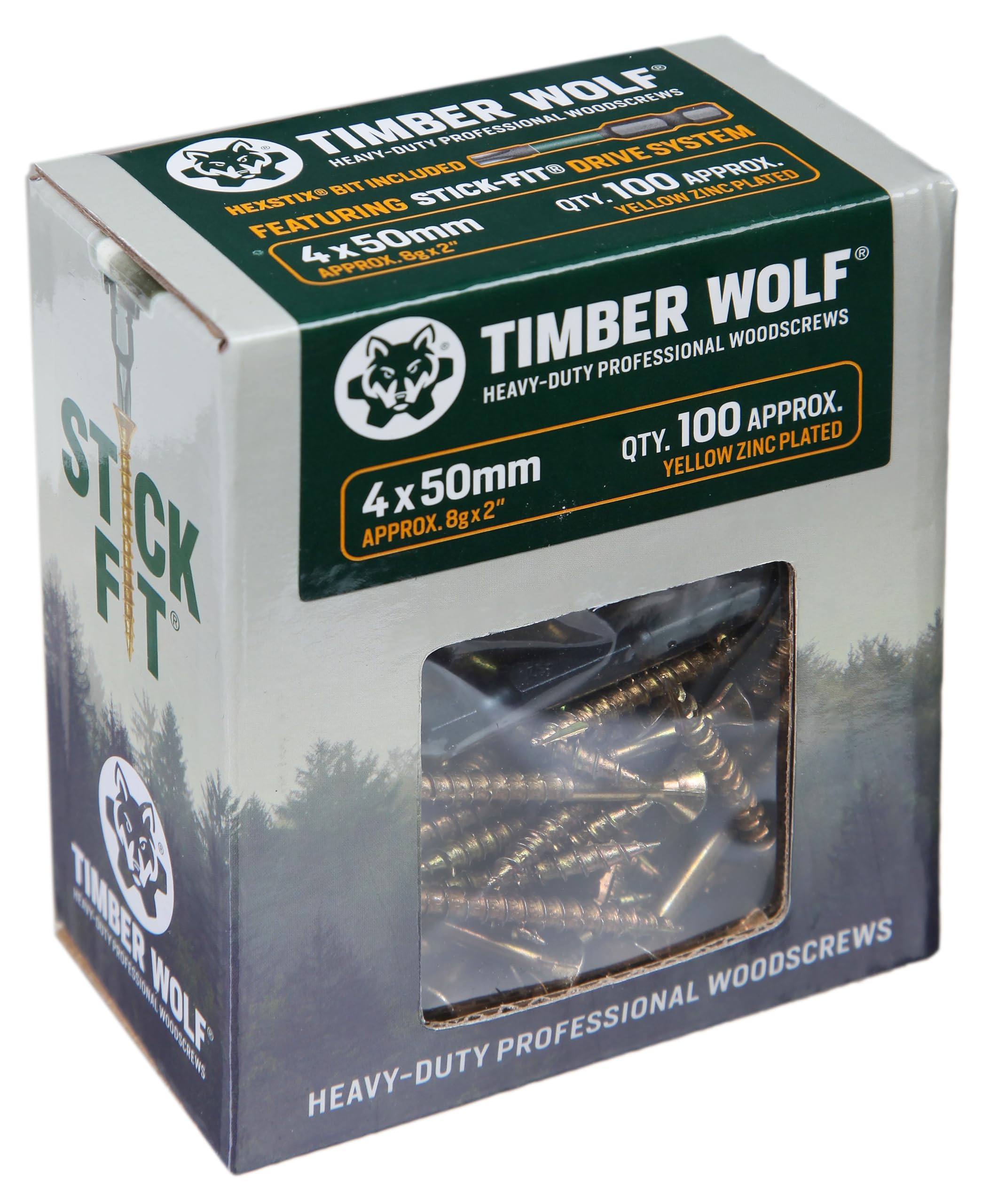 Timber Wolf Woodscrews - 40 X 50Mm 4038897681268