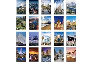 20-Pack Vintage Postcards: Los Angeles, California