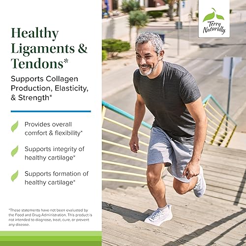 Miniatura 3 de Terry Naturally Healthy Ligaments & Tendons - Dietary Supplement for Connective Tissue & Joint Lubrication Support - Non-GMO Formula to Aid Ligament