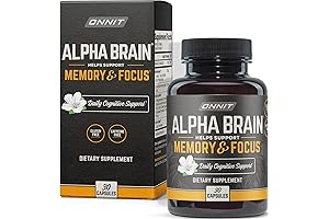 ONNIT Alpha Brain Nootropic Brain Supplement for Men & Women | Memory,...
