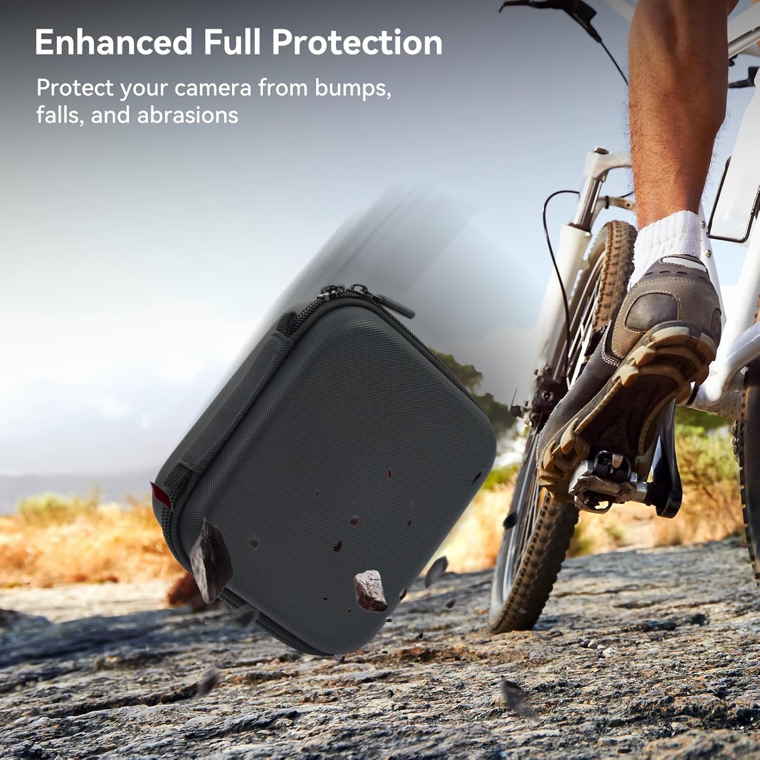 M.G.R.J® Portable Carrying Case Cover for DJI Osmo Nano Vlogging Camera (Hard|EVA|Black) — Amazon image 4