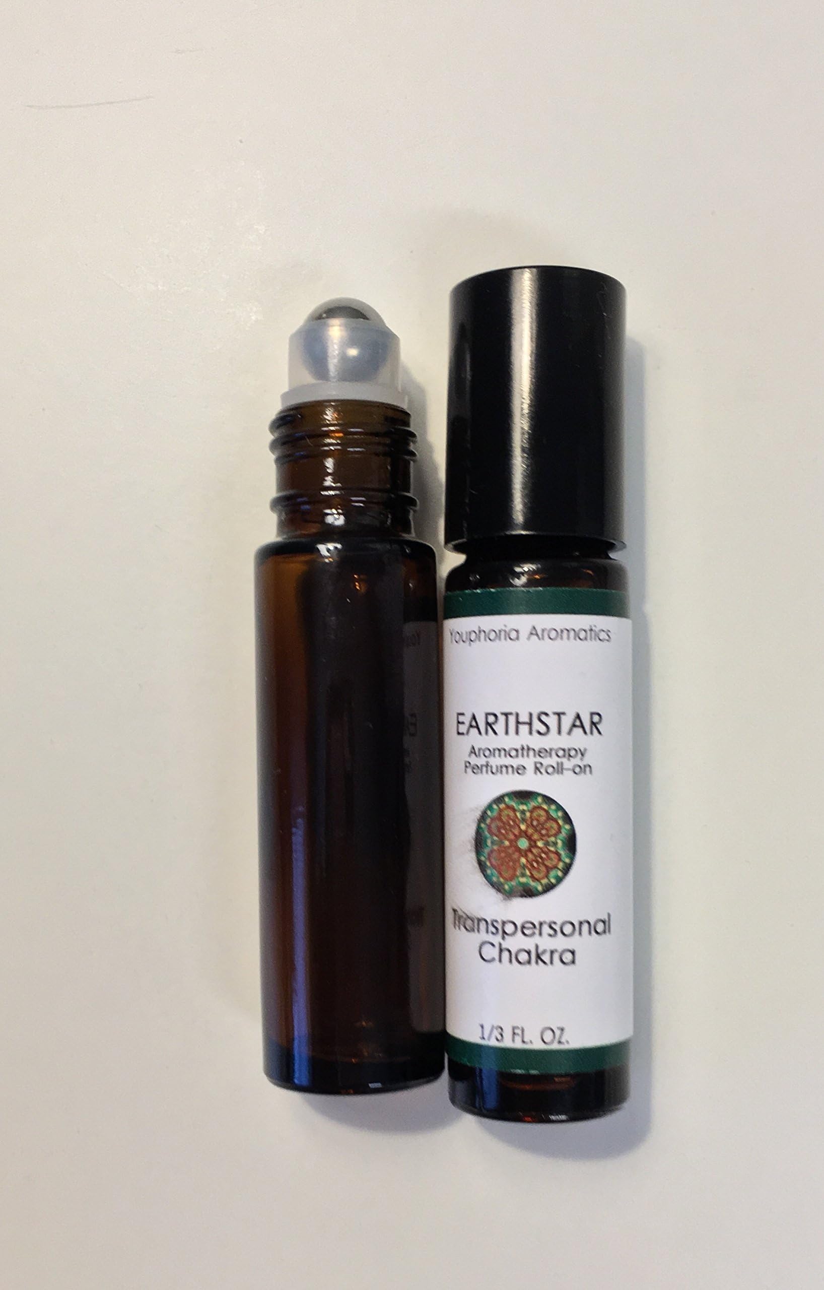 EARTH STAR Transpersonal Chakra Aromatherapy Perfume Roll-On by Youphoria Aromatics