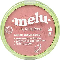 Blush Compacto Melu RR8711 Bubblegum RubyRose