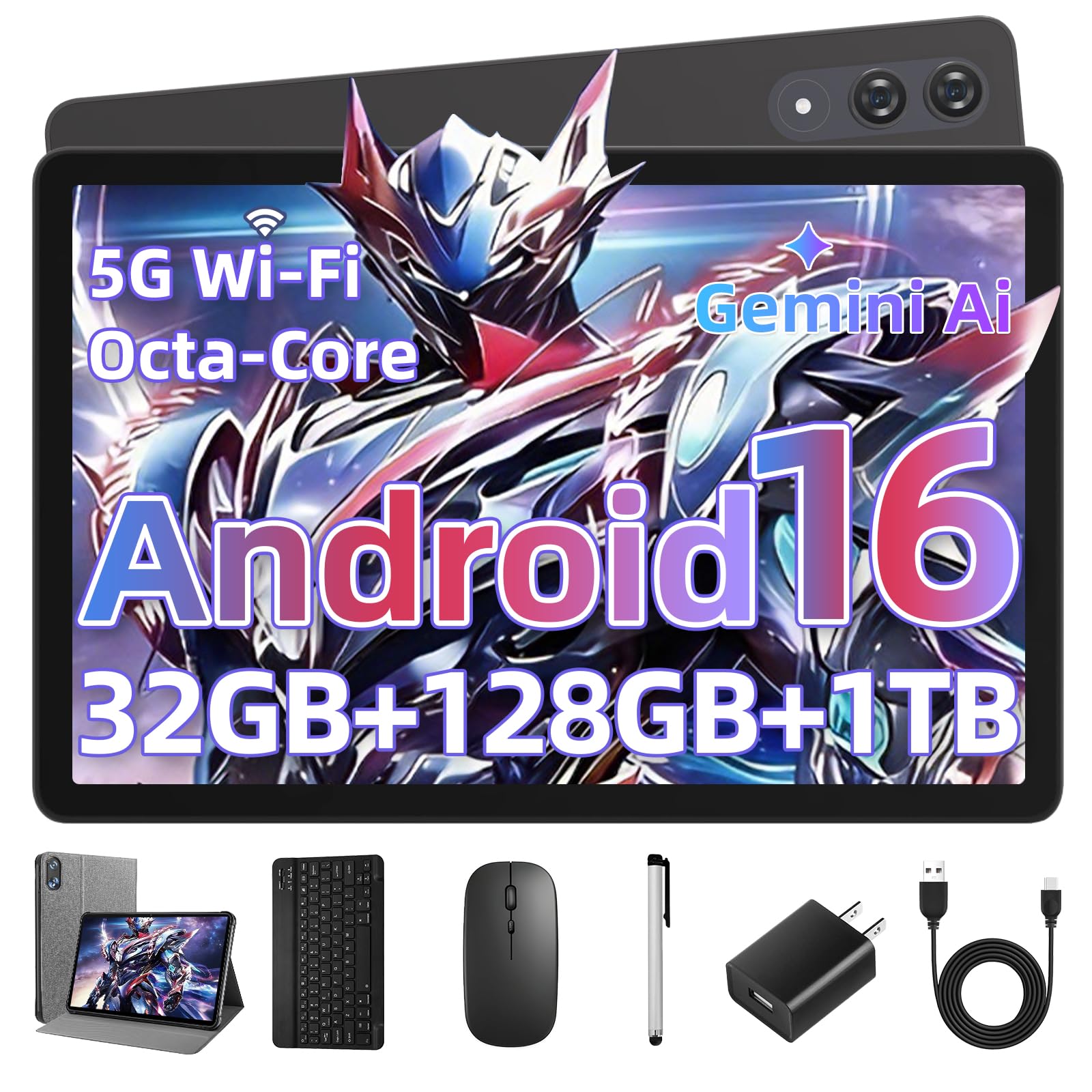 11 Inch Android Tablet with Keyboard & AI Assistant -1