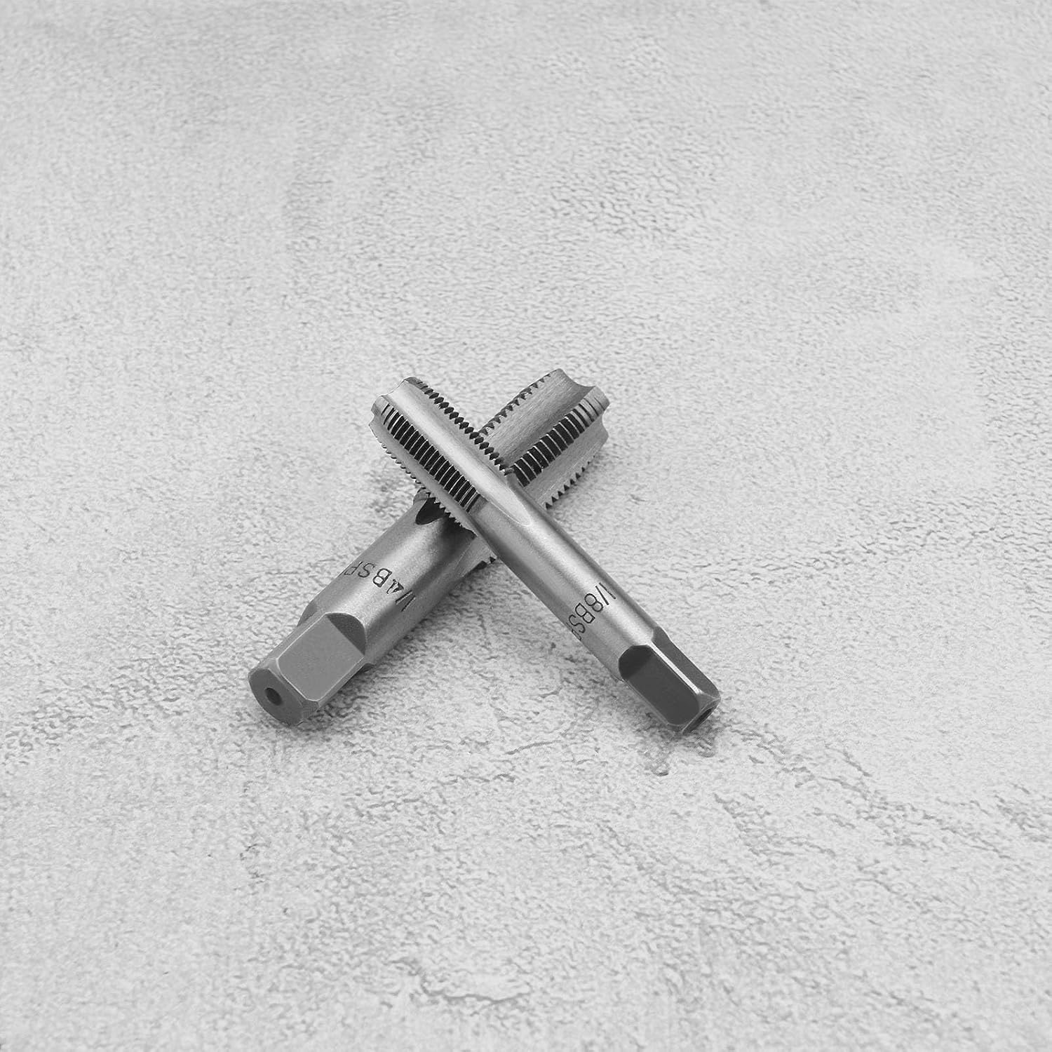 SING F LTD 5Pcs BSP 55 Degree Pipe Tap Cylindrical Pipe Thread Taps Fit for G1/8 G1/4 G3/8 G1/2 G3/4 BSP Pipe Threads Bearing Steel Pipe Thread Tool