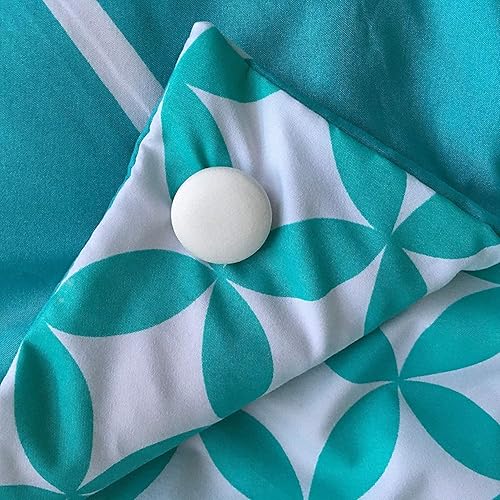 Miniatura 8 de Pinion Pins - Juego de sujetadores de sábana Tela Tela blanca 8