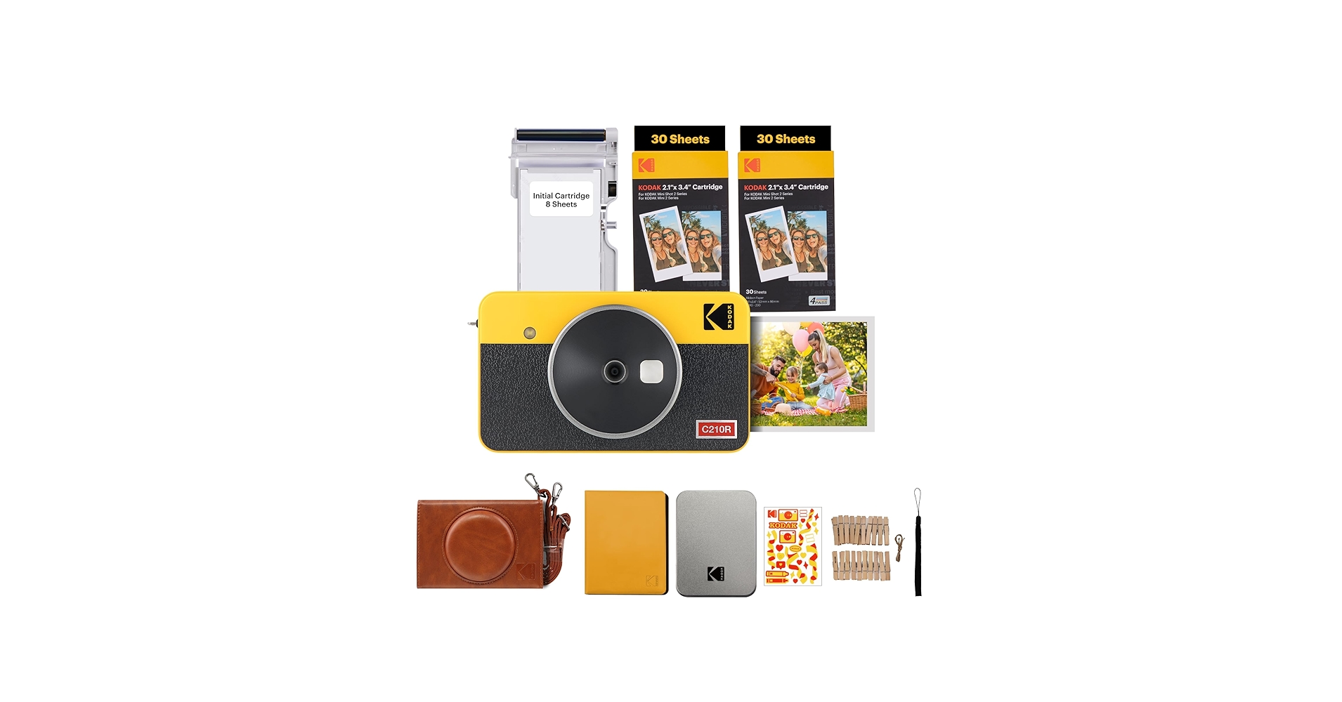 KODAK Mini Shot 2 Retro 4Pass 2in1 ホワイト Amazon.com: KODAK Mini Shot 2 Retro 4PASS 2-in-1 Instant