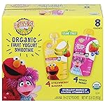 Earth\'s Best Sesame Street Smoothie Variety Pack, 33.6oz (Pack of 8)