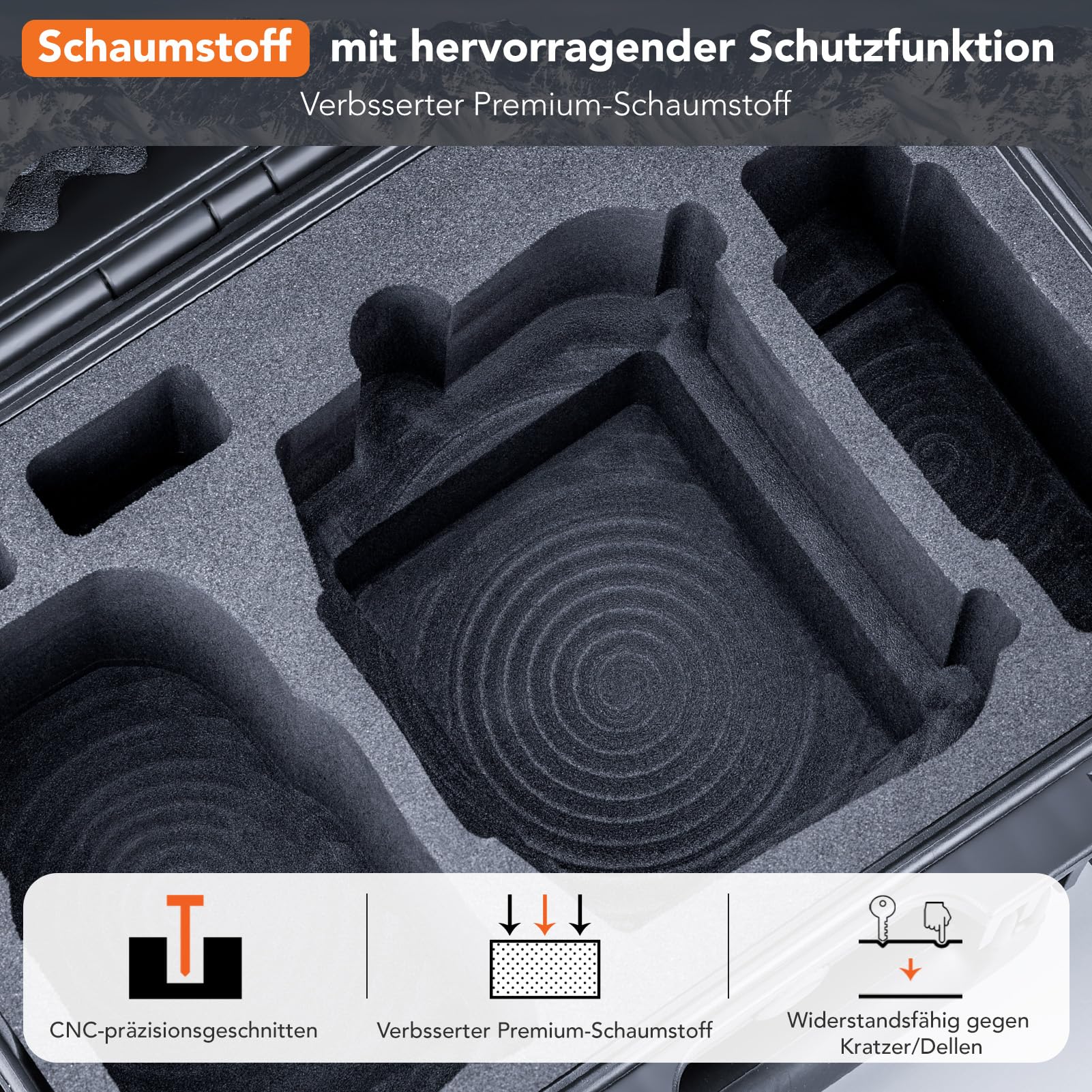 Lykus Titan MM510 Wasserdichter Koffer für DJI Mini 5 Pro, RC2/RC-N3