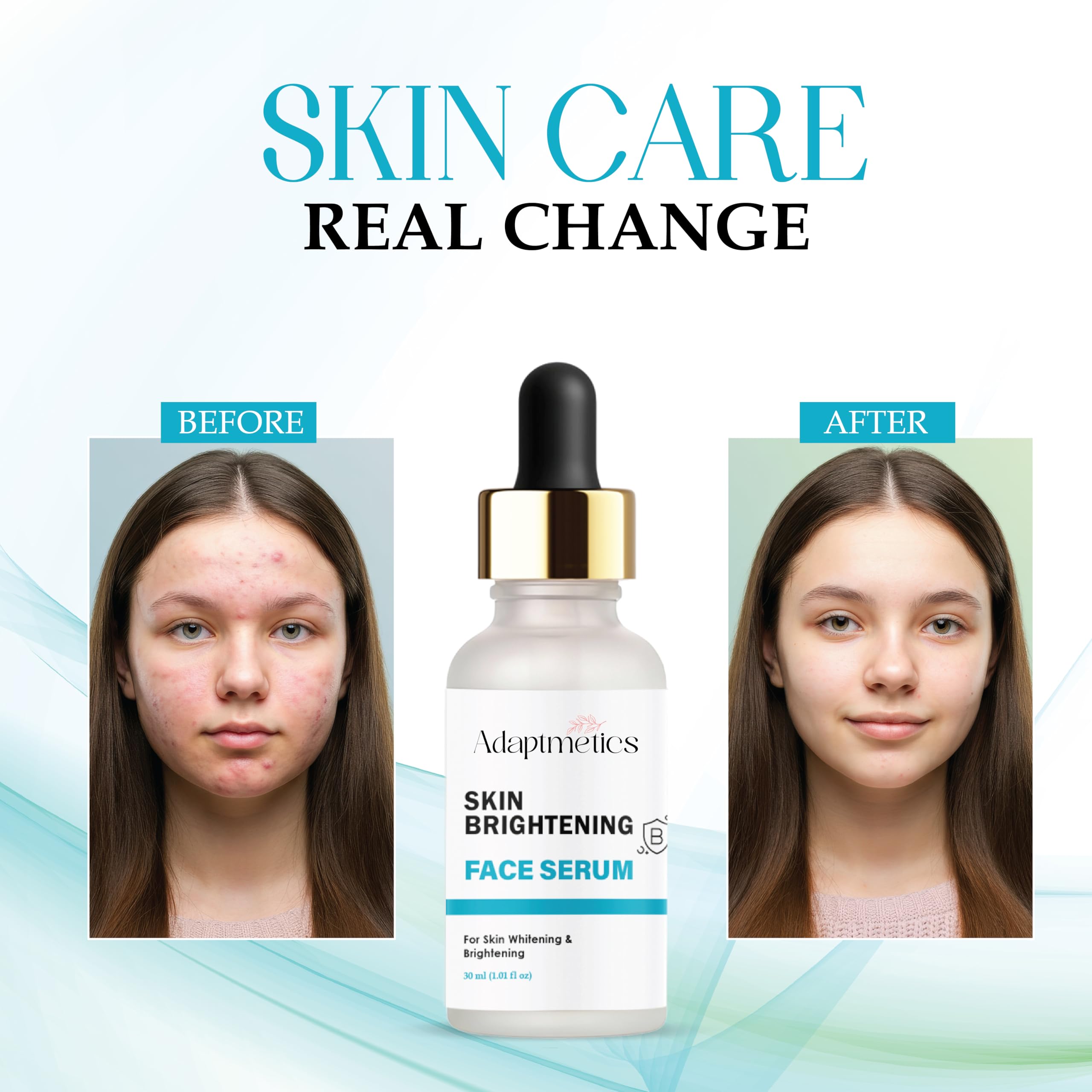 Adaptmetics Skin Brightening Face Serum, Alpha Arbutin 2% with