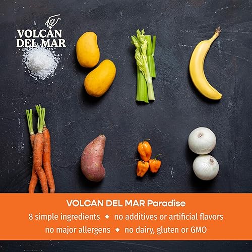 Miniatura 4 de VOLCAN DEL MAR Mesquite - Copos de sal marina ahumada - Mezcla de sal marina de Colima gourmet sin refinar de México - Condimento 100% natural para