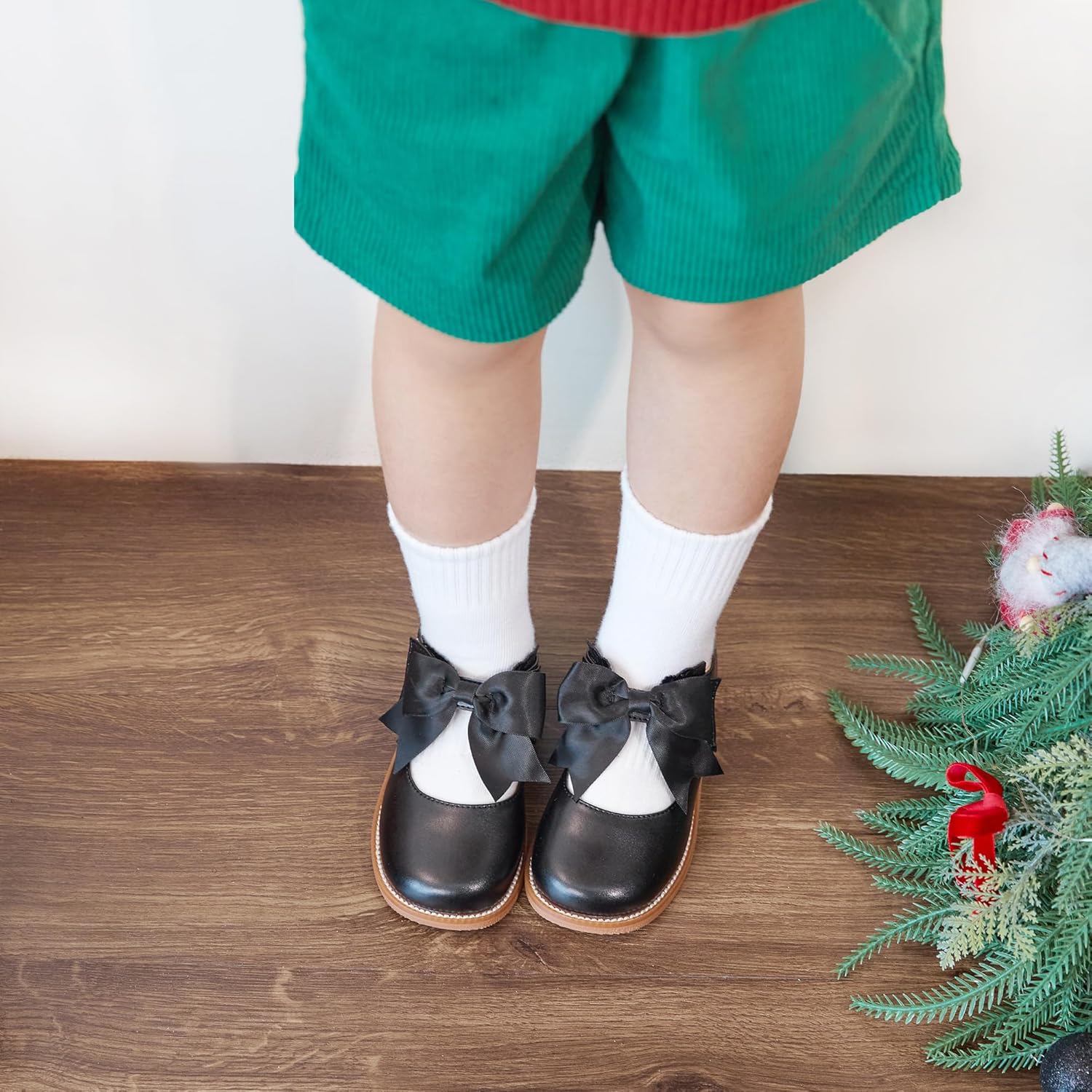 Otter MOMO Toddler Little Girls Oxford Shoes Mary Jane Flat T-Strap School Uniform Party Dress Shoes - Image 5