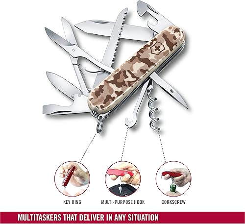 Miniatura 5 de Victorinox Huntsman Camouflage Desert - Cuchillo de bolsillo (15 funciones)