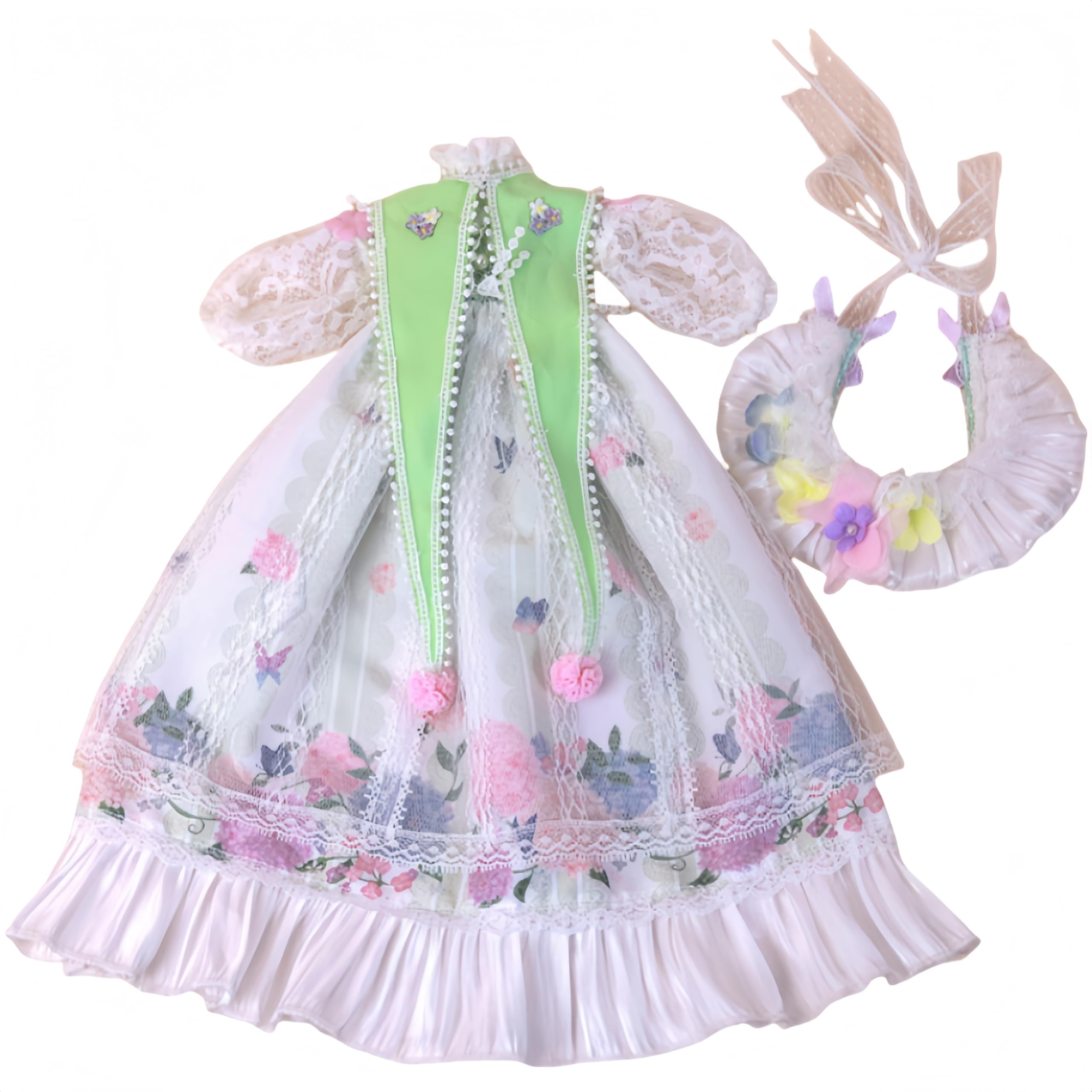 Robe de poupée BJD 1/4 fait main tenue élégante haute couture AMITD