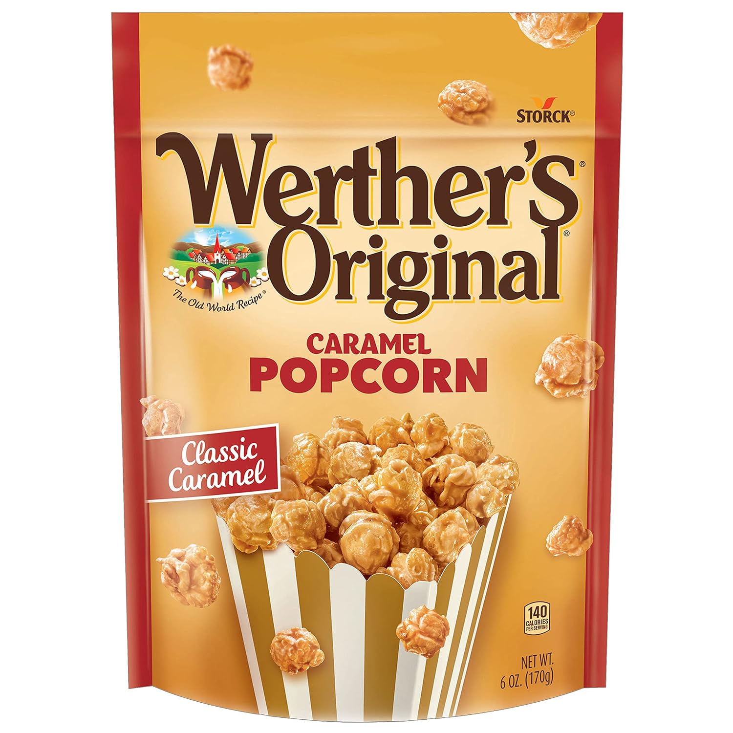 Werther's Originals, Caramel Popcorn, Classic Caramel, 6oz Bag (Pack of 3)
