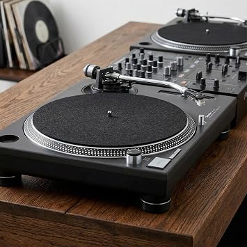 Turntable Slipmat, Slip Mat Vinyl Black Slipmats for Vinyl-Turntable 12 In Anti-Slip & Anti-Static Turntable Mat for Home Records Players Vinyl Records Pad Accessory