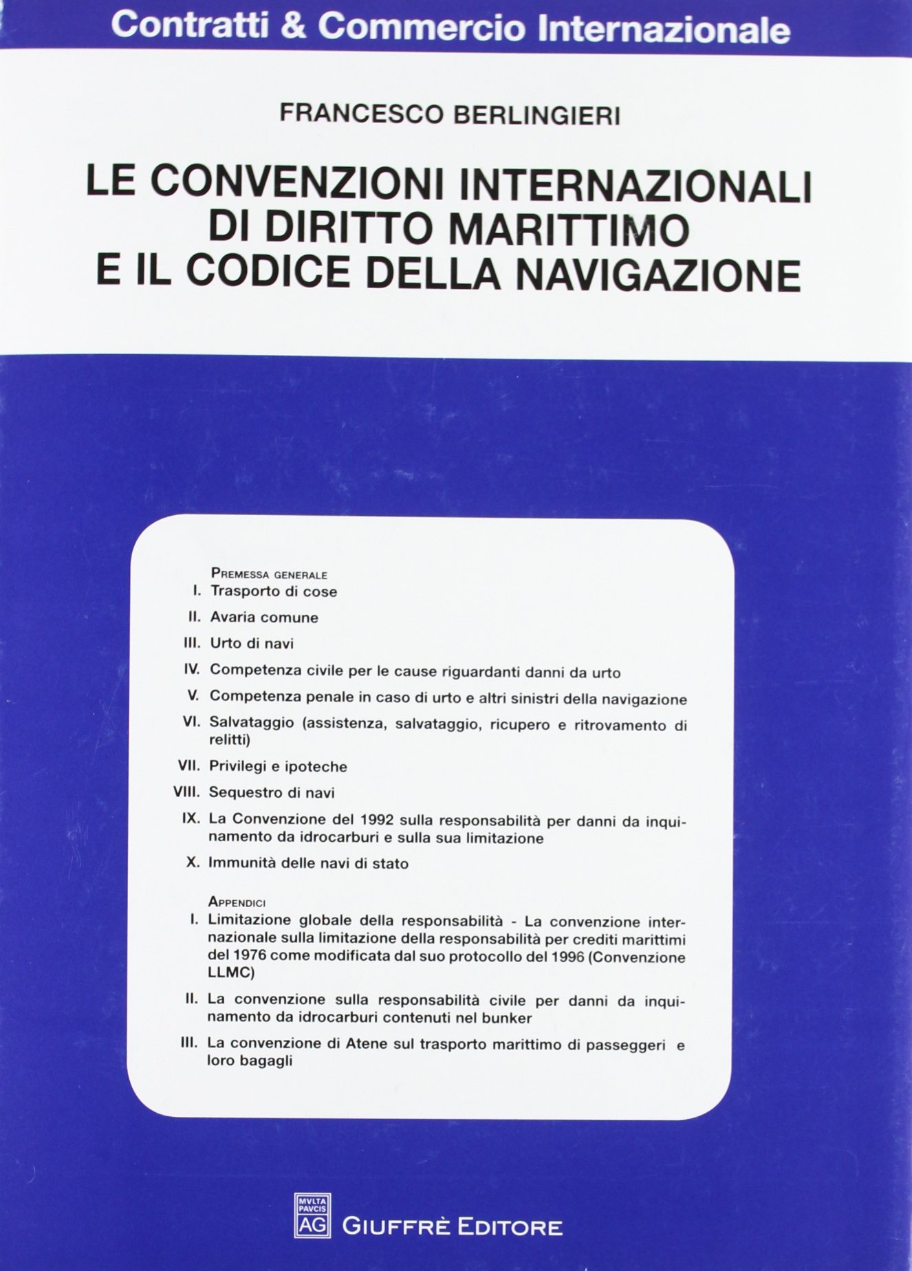Convenzioni Internazionali Di Diritto Marittimo
