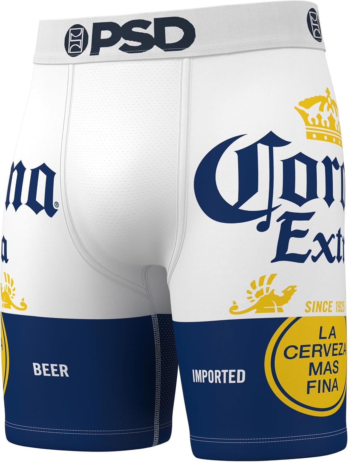 PSD Underwear Mens Boxer Briefs - Food & Drink, Standard Length Packs and Singles, Soft & Breathable Boxer Briefs for Men