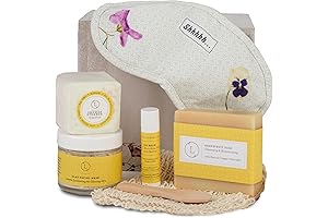 Lizush Citrus 6 Piece Relaxation Gifts for Women - Ideal for Mothers...