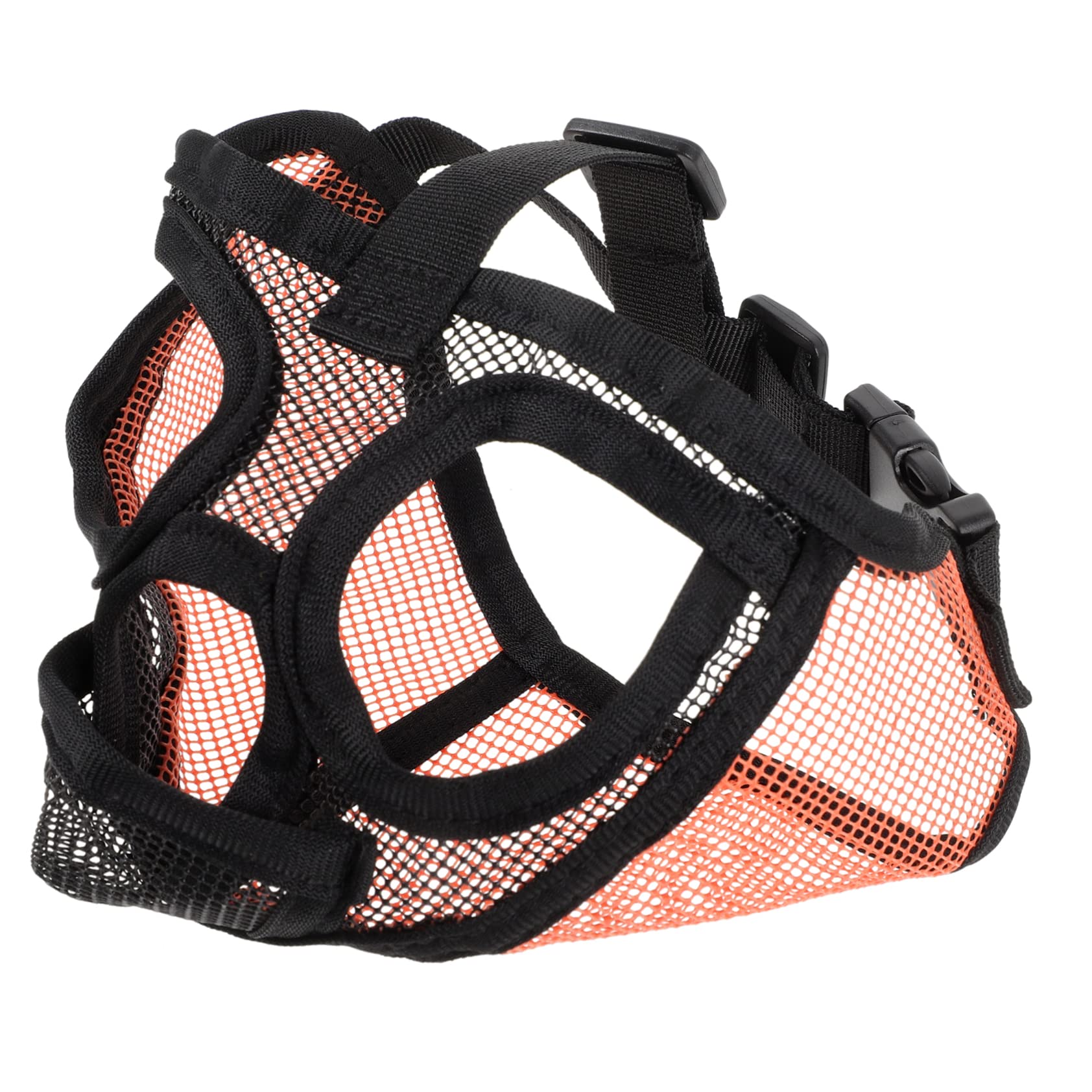 Toddmomy 4pièces Muselière pour Chien à Museau Court Muselière Respirante Maille pour Empêcher Aboiements Et Morsures Accessoire Confortable pour Chiens