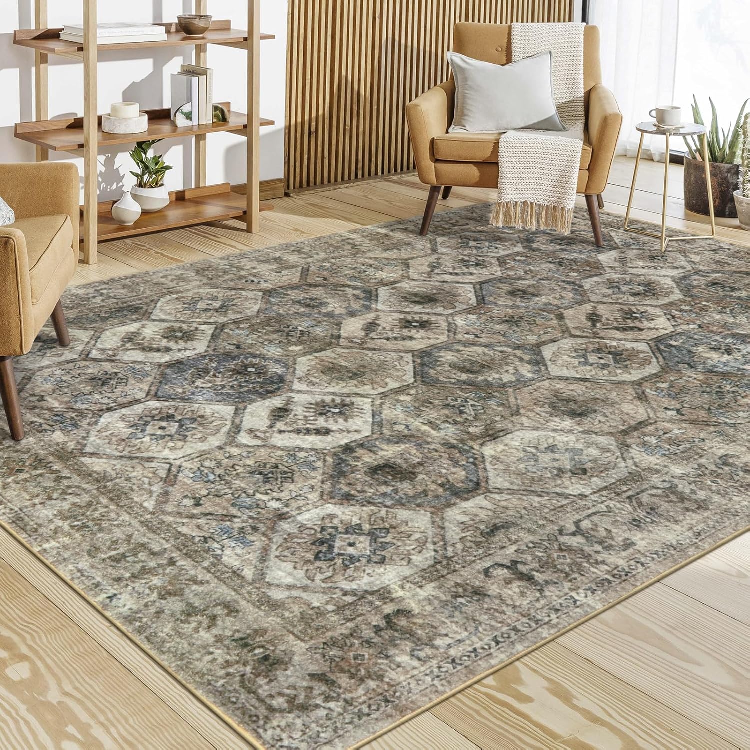 Lahome 6x9 Area Rugs 6 x 9 Living Room Rug Machine Washable