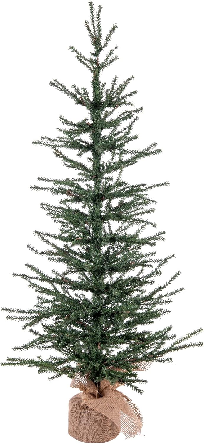 Vickerman 36" Angel Pine Artificial Christmas Tree, Unlit - Faux Christmas Tree - Seasonal Indoor Home Decor