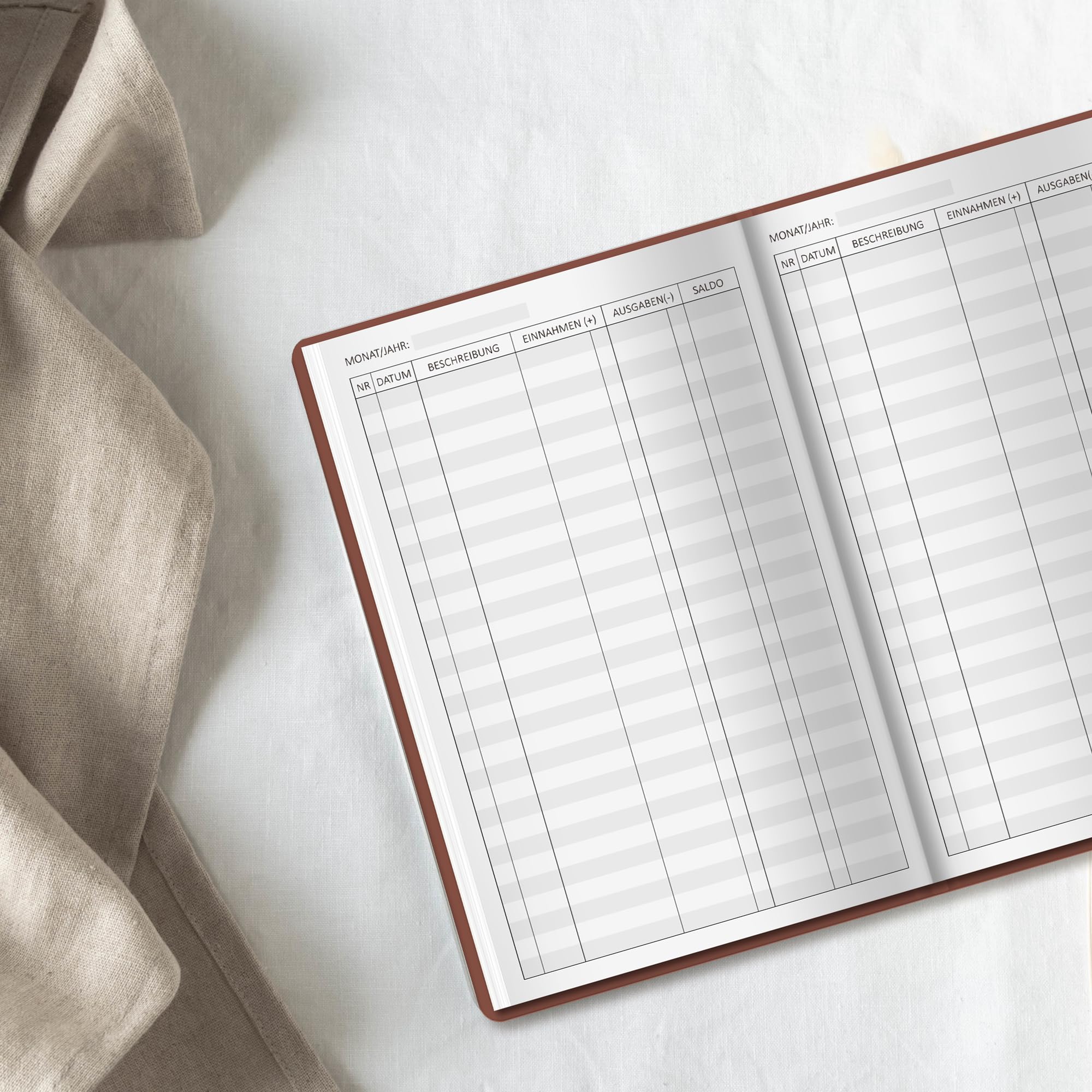 BIROYAL Cash Book A5, red - Image 3
