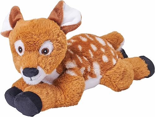 Wild Republic Ecokins, cervatillo, animal de peluche, 12 pulgadas, regalo para niños, juguete de peluche, hecho de botellas de agua recicladas