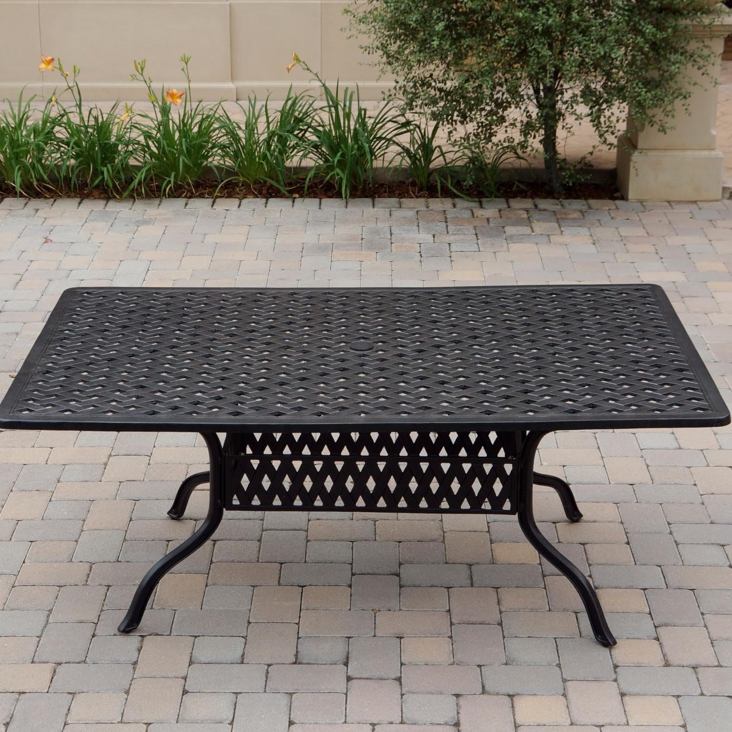Darlee Elisabeth Cast Aluminum Patio Dining Set - Seats 6