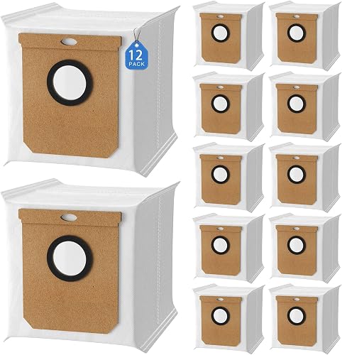 Lot de 12 sacs à poussière pour robot Eufy Clean L60 SES…