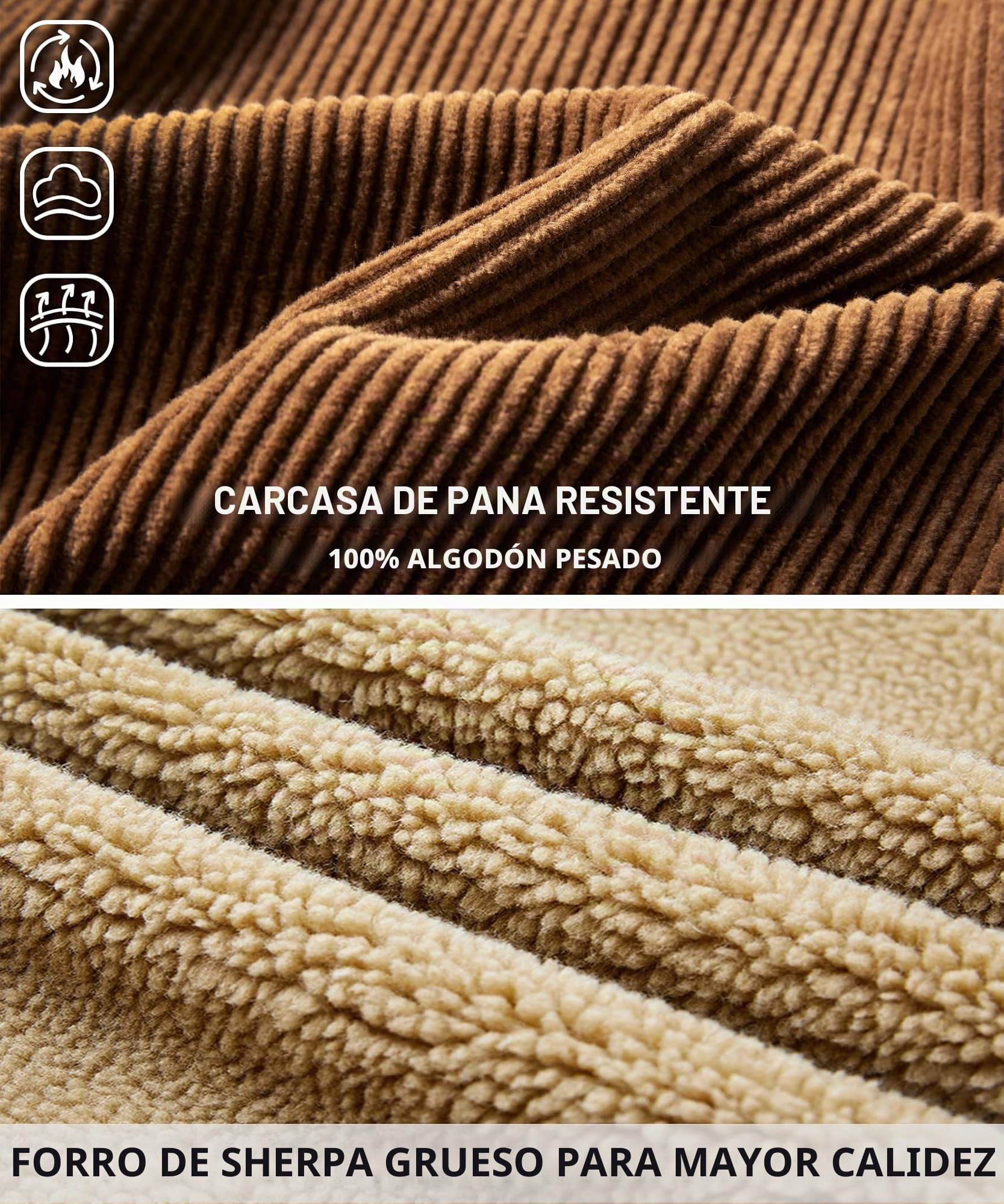 LOUECHY Western Chaqueta de camionero Hombre