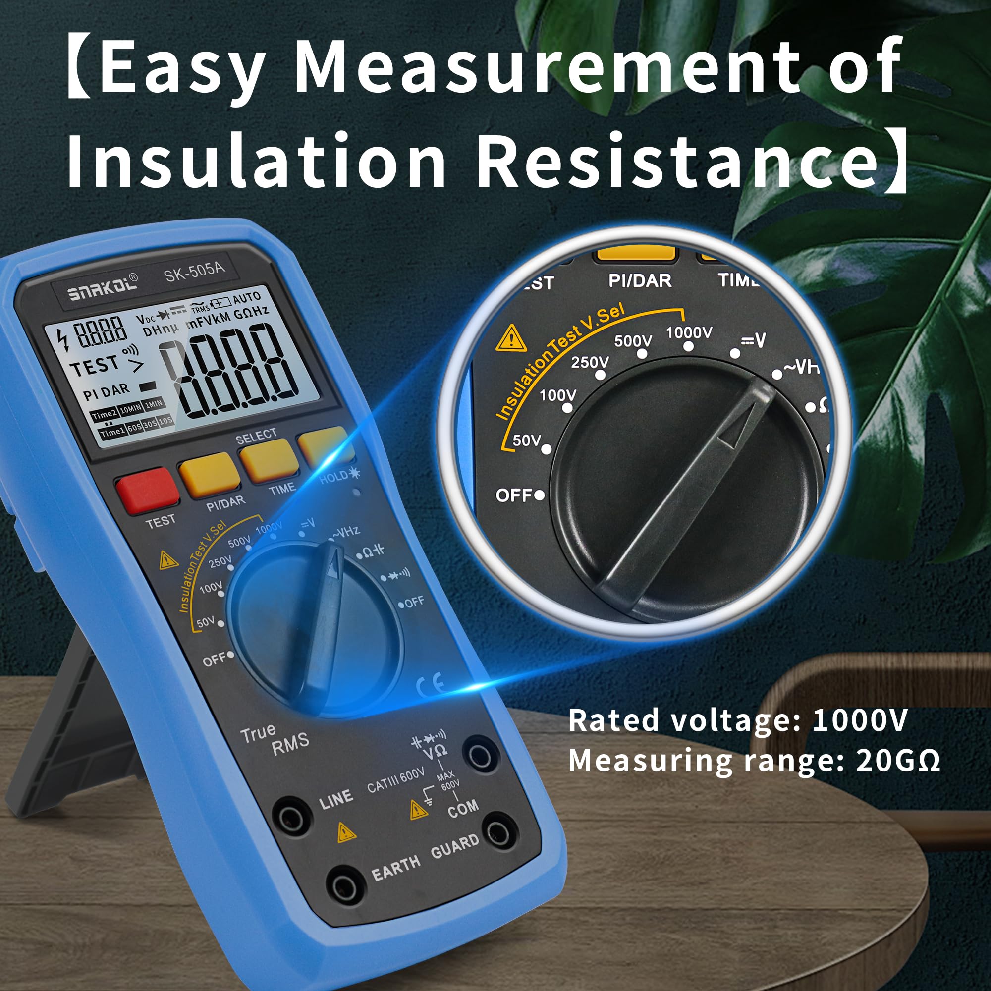 Ground Resistance Tester - AC/DC Voltage Meter -3