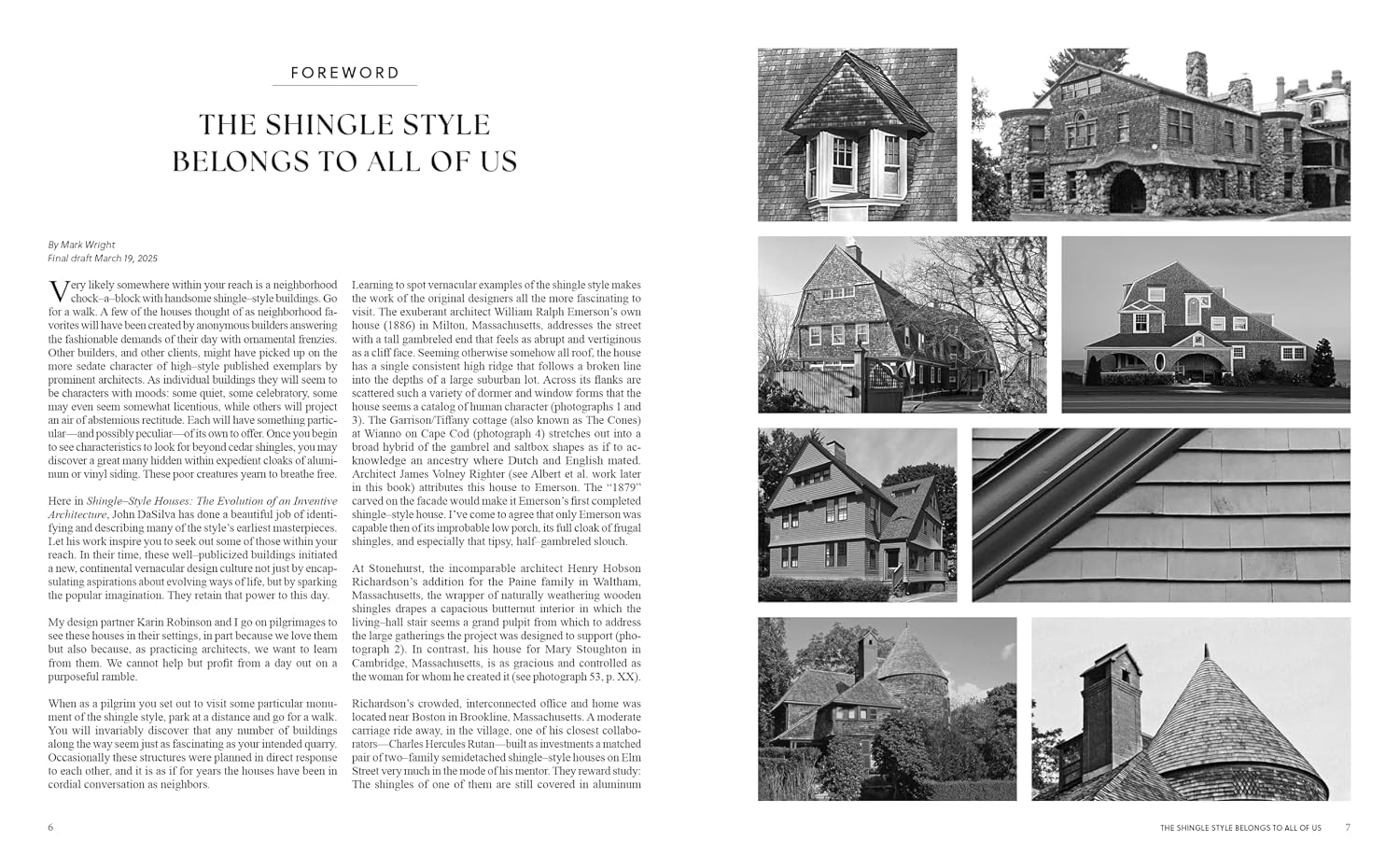 Shingle Style Houses: The Evolution of an Inventive Architecture