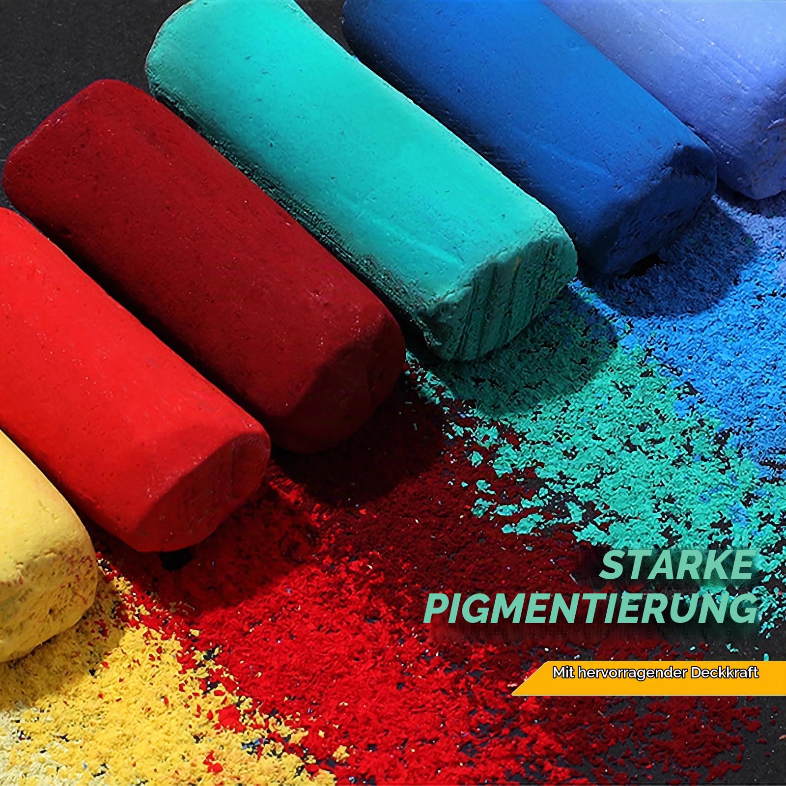 Paul Rubens Soft Pastels, 108 lebendige Farben Kreide Pastelle, feine Pigmente, glatte Striche, starke Farbkraft Pastelle für Künstler, Anfänger, Studenten