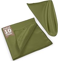 Vista 483 de Ultimate Textile -1 docena - Reversible Shantung Satin - Majestic - Servilletas de tela Majestic de 17 x 17 pulgadas color azul pizarra