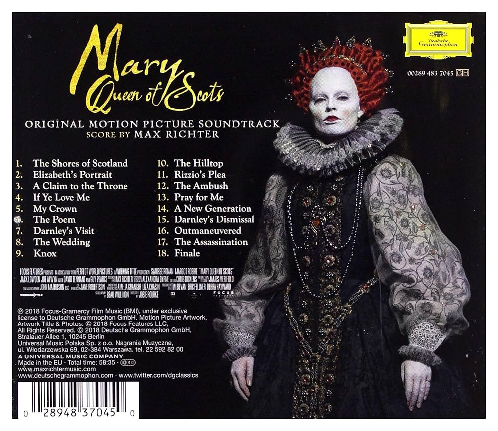 Mary Queen of Scots サントラレコード2枚組マックスリヒター Max Richter: Mary Queen Of Scots soundtrack : Max Richter