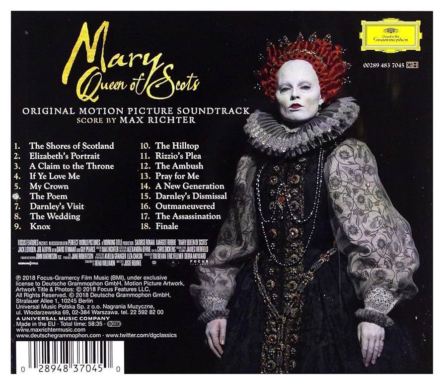 Mary Queen of Scots サントラレコード2枚組マックスリヒター MAX RICHTER: MARY QUEEN OF SCOTS - MARIA-SOUNDRACK: Amazon