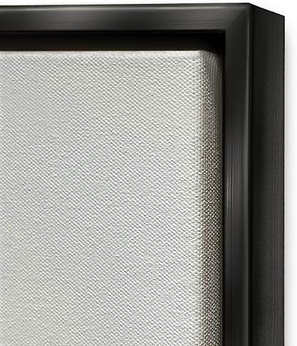 Miniatura 4 de Stupell Industries Book Stack Fashion Candle Pink Rose, diseño de Amanda Greenwood, flotante negro enmarcado, 24 x 30 pulgadas