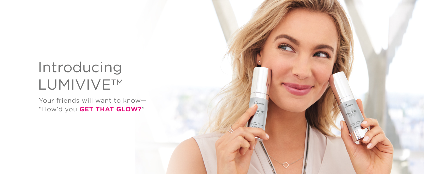 SkinMedica Lumivive Day & Night System - Your Essential Serum Based, Age-Defying Skin Care Set for a Radiant Beauty Routine