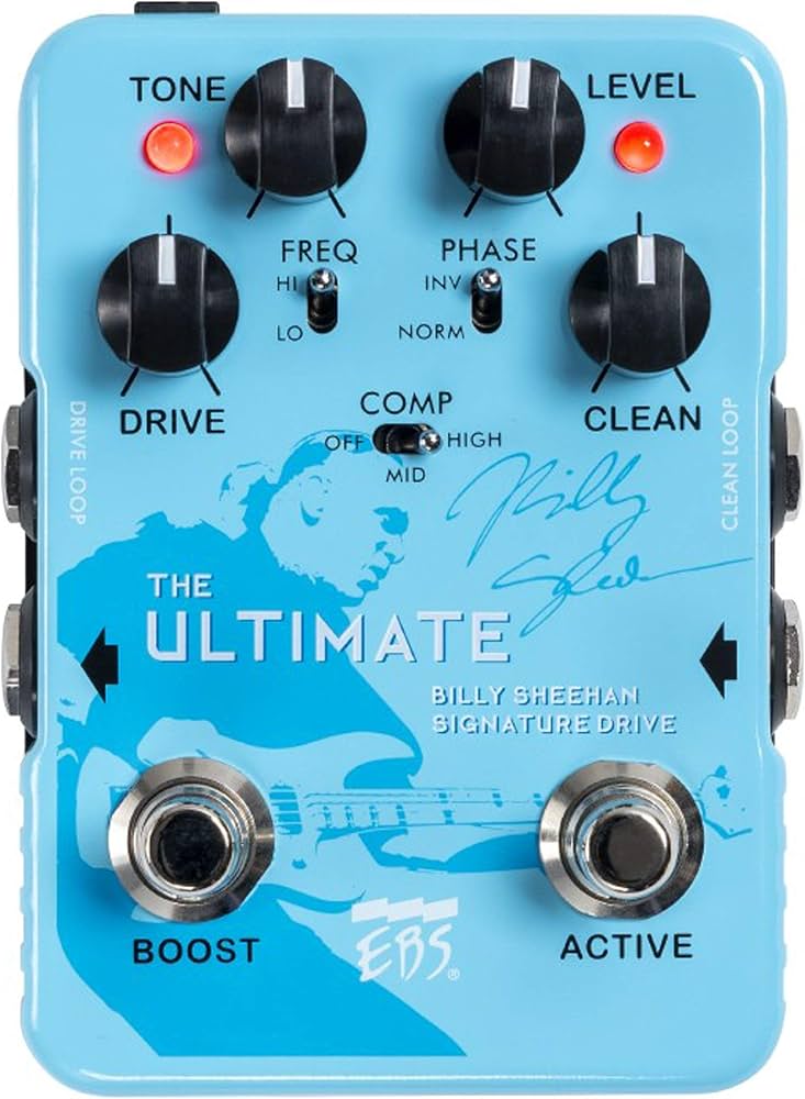 ベース EBS Billy Sheehan Signature Drive Amazon.com: EBS Billy Sheehan Ultimate Signature Drive Pedal