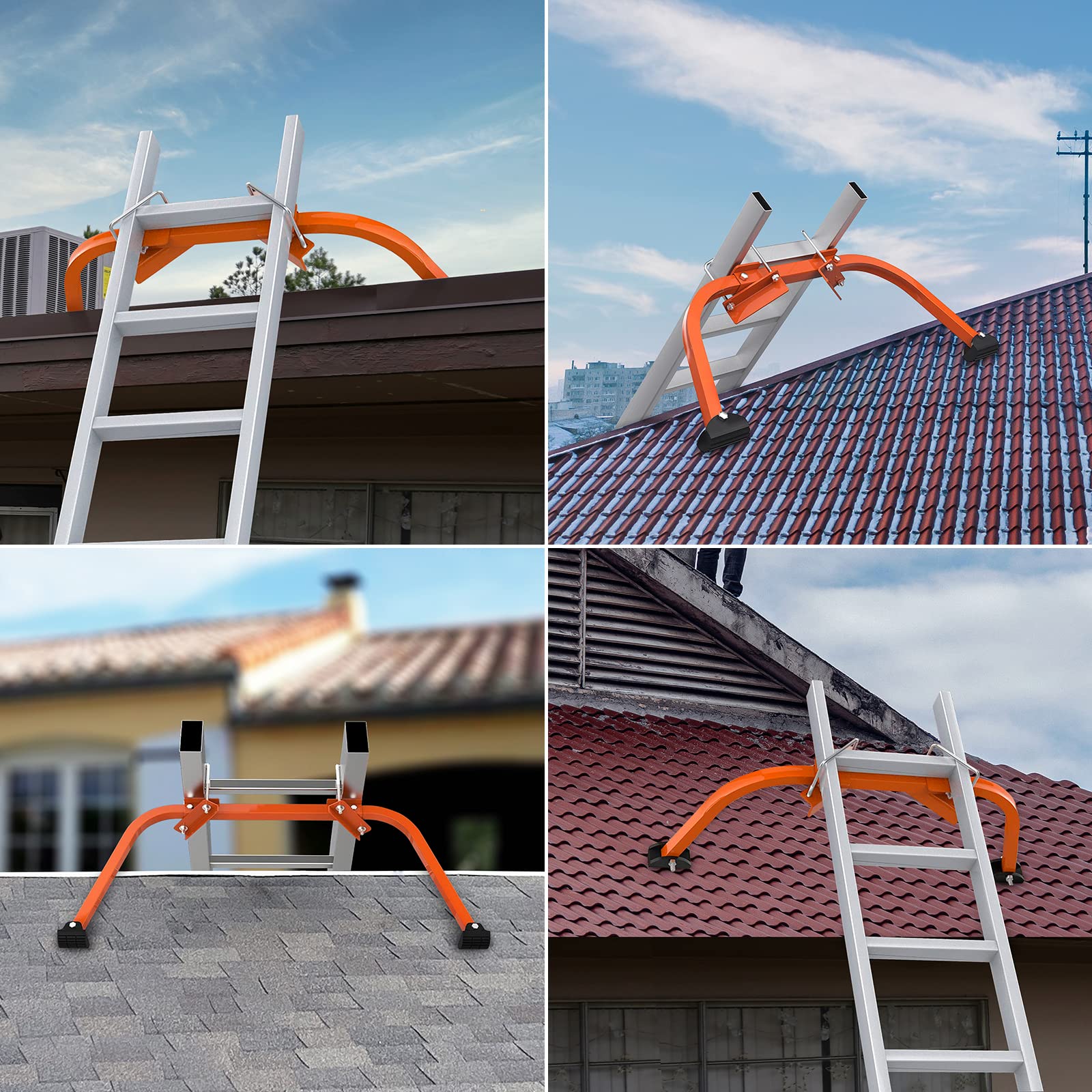 Arrtzan Ladder Standoff, Heavy Duty Steel Ladder standoffs for gutters