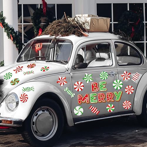 Miniatura 28 de Wiooffen 36 imanes del día de San Patricio para refrigerador del día de San Patricio, decoración magnética, gnomo, imanes de trébol irlandés