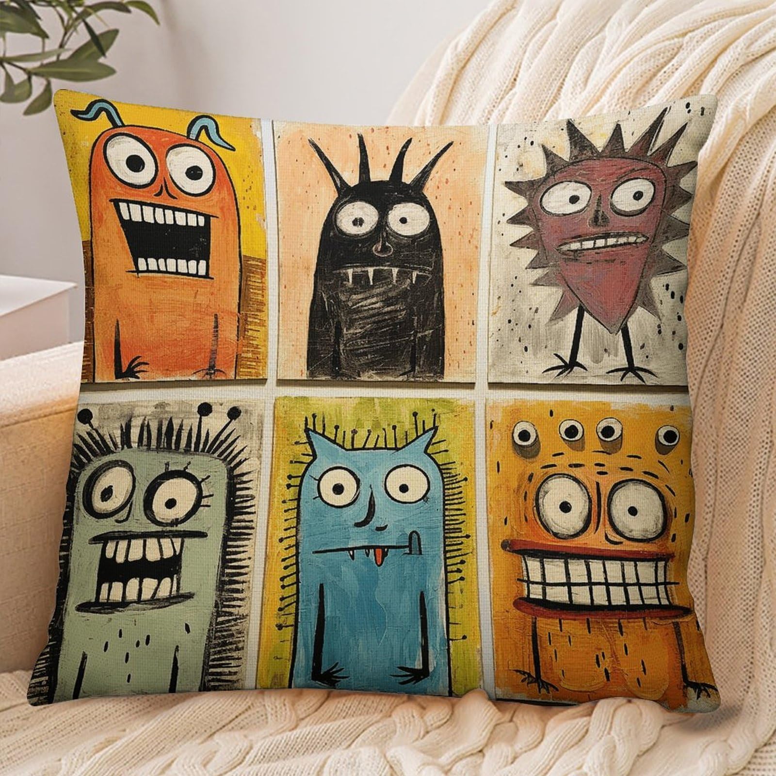 Fekiloot Style Free Painting Pillowcase Pillow Sham Pillow Case