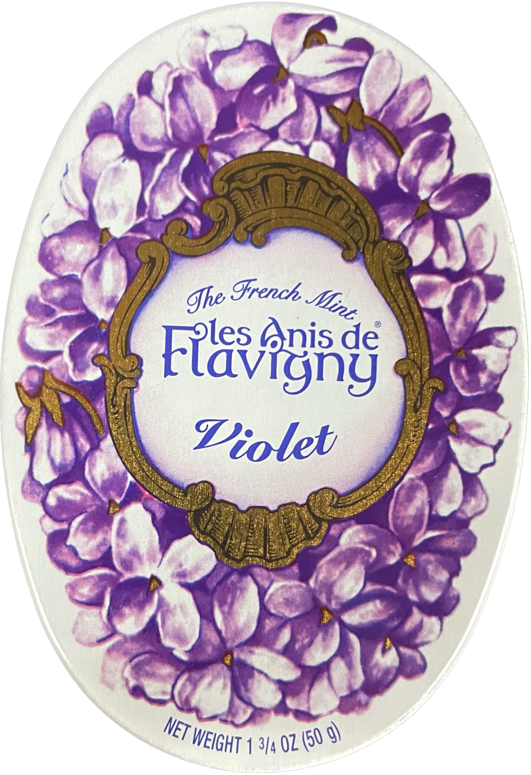 Violet Flavored Hard Candy 50 g by Les Anis de Flavigny