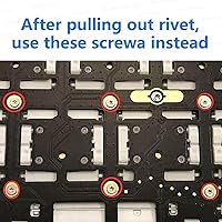 Vista 6 de Teclado estadounidense con cable flexible + kit de tornillos de repuesto para MacBook Air de 13 pulgadas con pantalla Retina A2179 principios de 2020