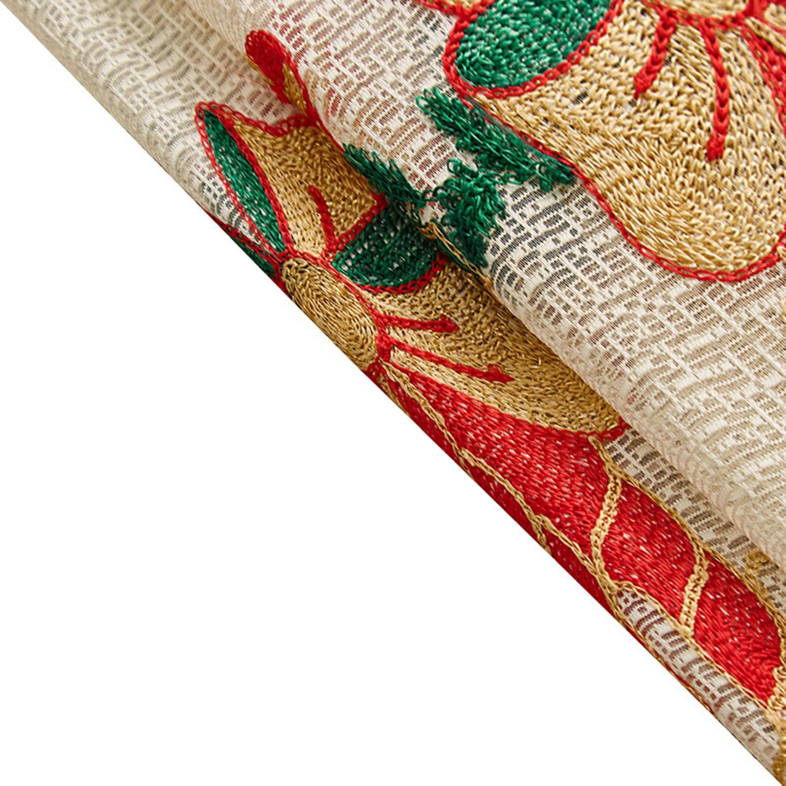 Christmas Tablecloth Bell Table Cloth for Kitchen Dining Table Decor Parties-image-19