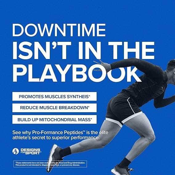 Designs for Sport Pro-Formance Peptides - Supports Muscle Growth & Recovery* - Athlete Formula to Support Peak Performance* - NSF Certified for Sport - 120 Vegetarian Capsules