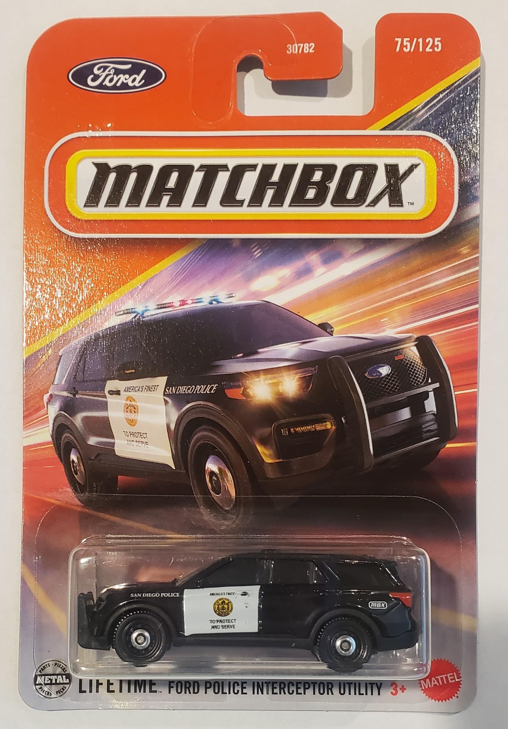 MATCHBOX FORD police interceptor 2022 mib power grab fire dept EUR 6,12